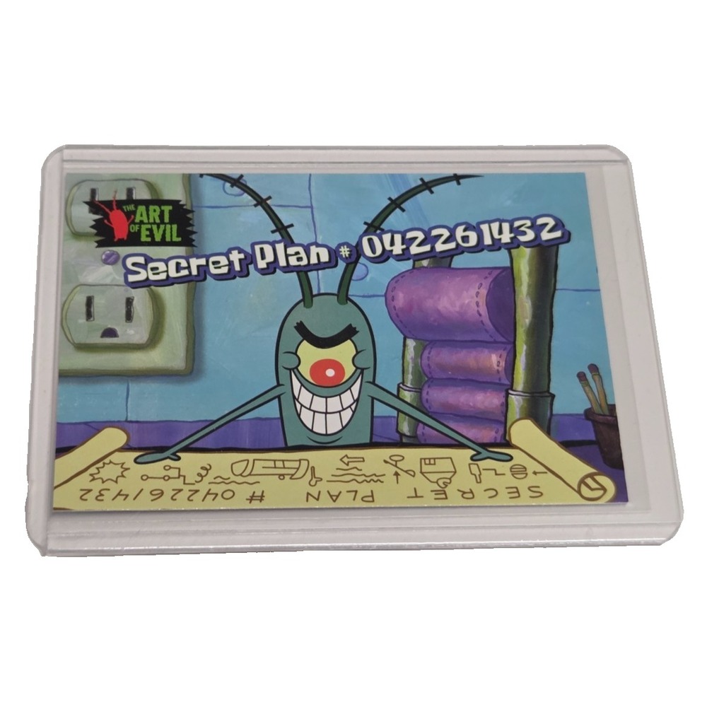 2009 Topps SpongeBob SquarePants Series 2 Card Secret Plan 042261432 #78